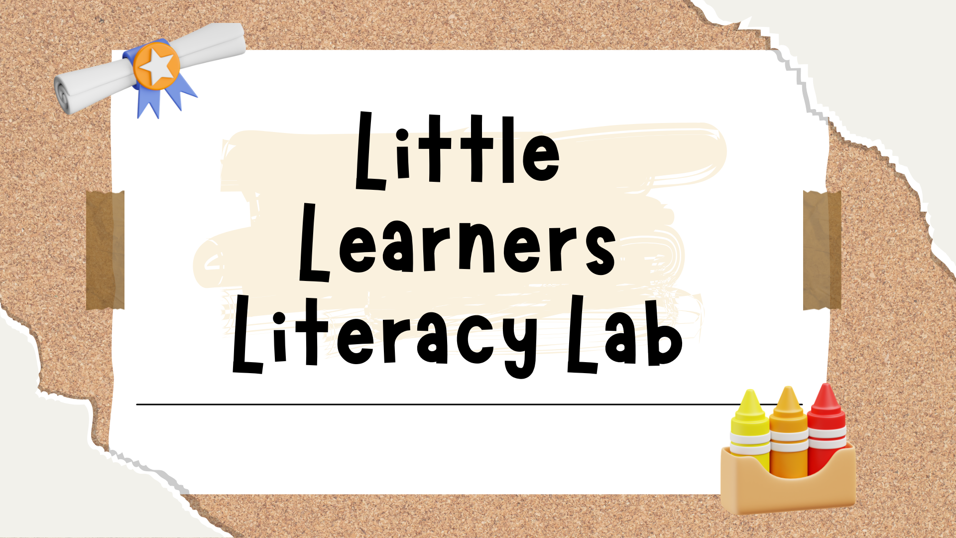Little Learners Literacy Lab