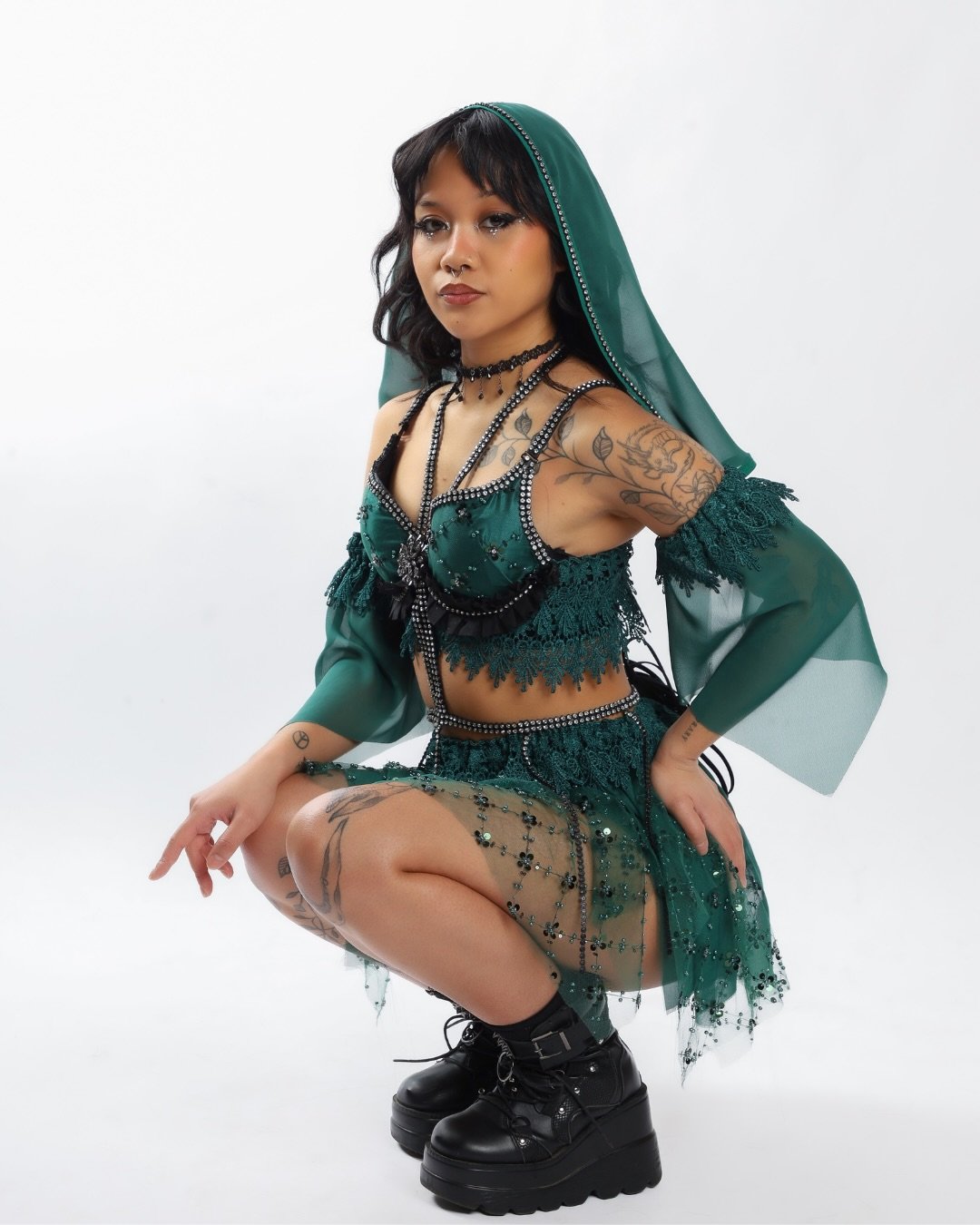 ELOWEN &mdash; for the enchanted forest muse 🌿

Featuring our newest cascading rhinestone harness that drapes like jewelry on the body 💎✨

📸: @portraitsbyelexis 

#raveoutfit #outfitinspo #festivalwear #raveclothing #ravestyle