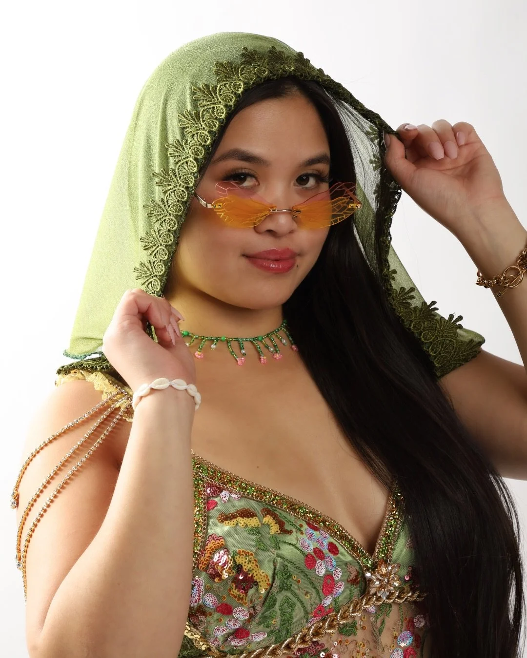 VIRELLE &mdash; for the lush, verdant muse 💐

Rooted in nature &amp; made to wander 🍃

#ravefashion #festivaloutfits #raveoutfitinspo #ravegirls #festivalclothing