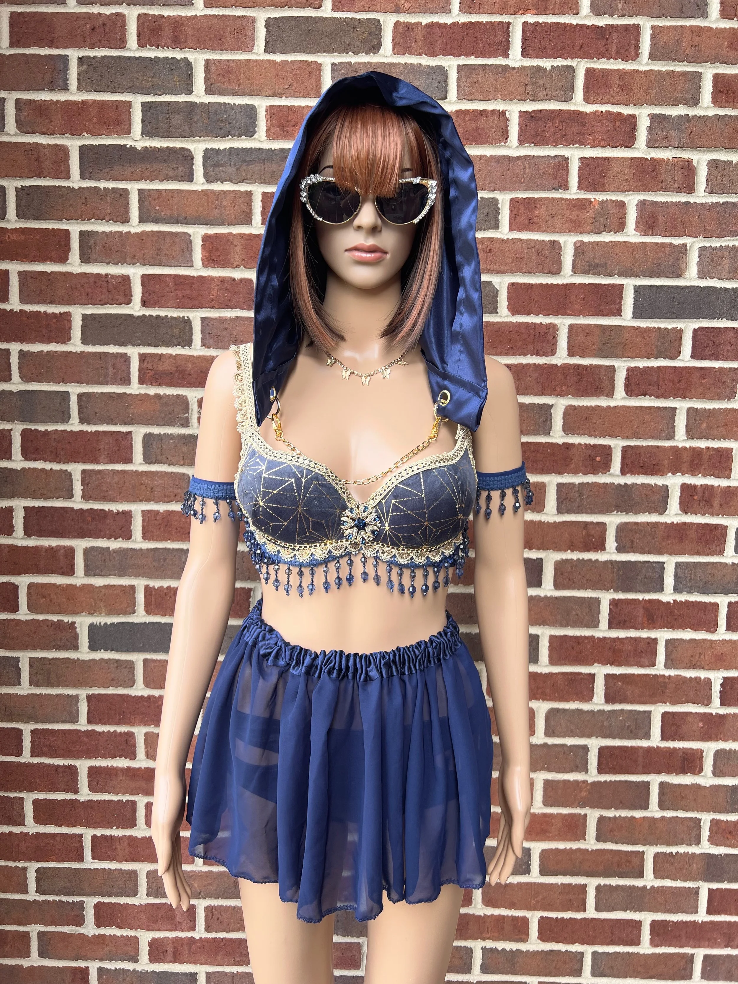 Soraya Chain Bra Set