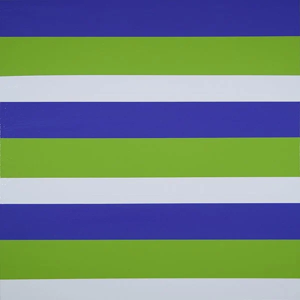 Bunga Telang Pandan Kelapa, 24x24in, Acrylic paint on wood panel