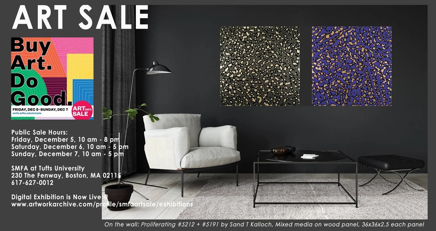 Dec 5-7, 2025 : SMFA ART SALE at the School of the Museum of Fine Art at Tufts University