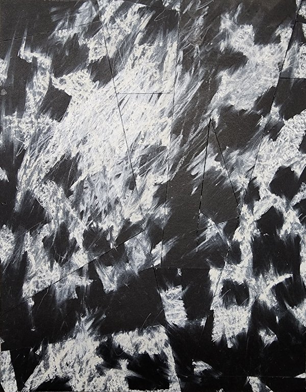 Mindscape Exploration 3, 14"x11", Grease pencil on 1/16" thick art-board