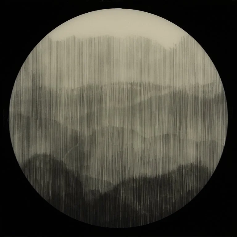 SOLD - Abstact Landscape 6594, 24x24x2, Mixed media on wood panel