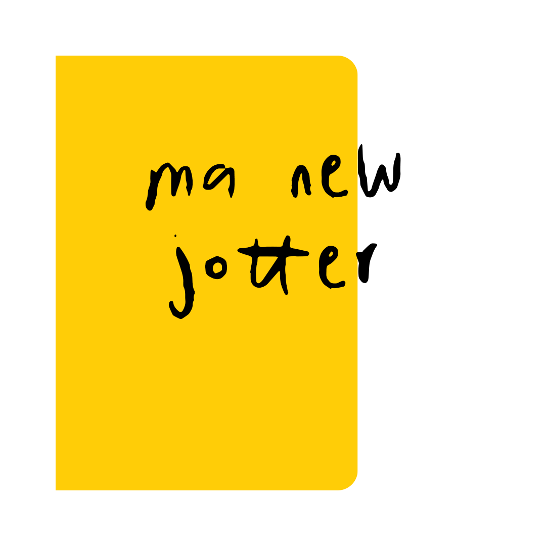 Off your jotter! 