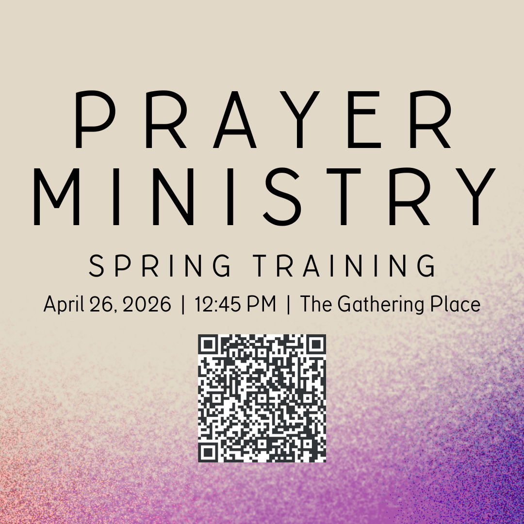 Prayer Ministry Spring Training