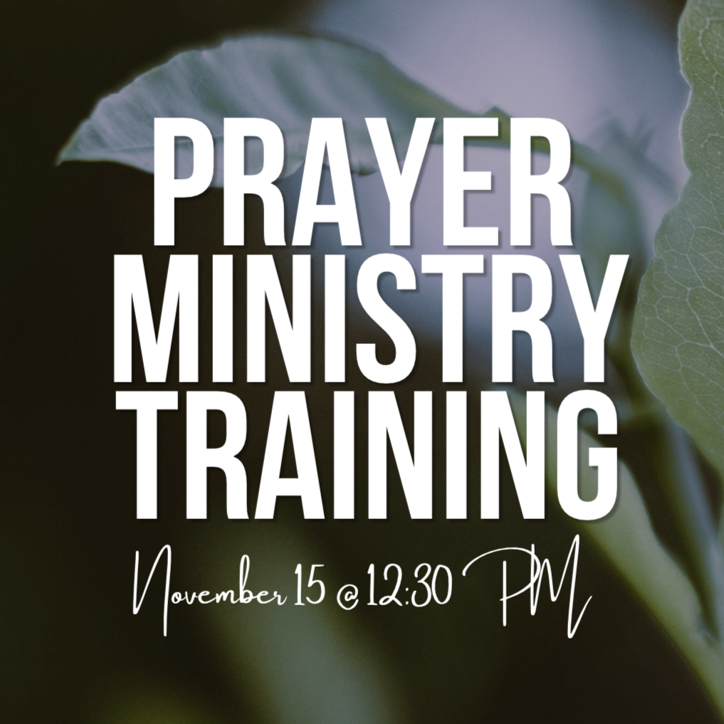 Prayer Ministry Training
