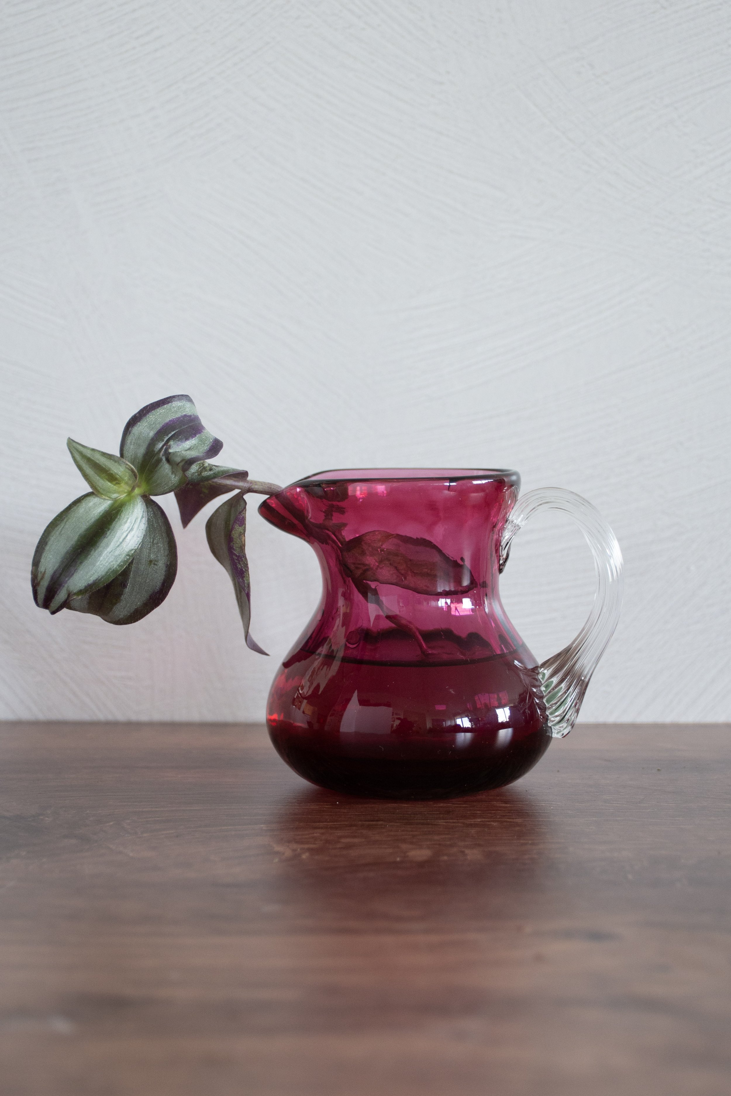 Small Plum Vintage Glass Propogation Cup-Product-Maison Green-1.jpg