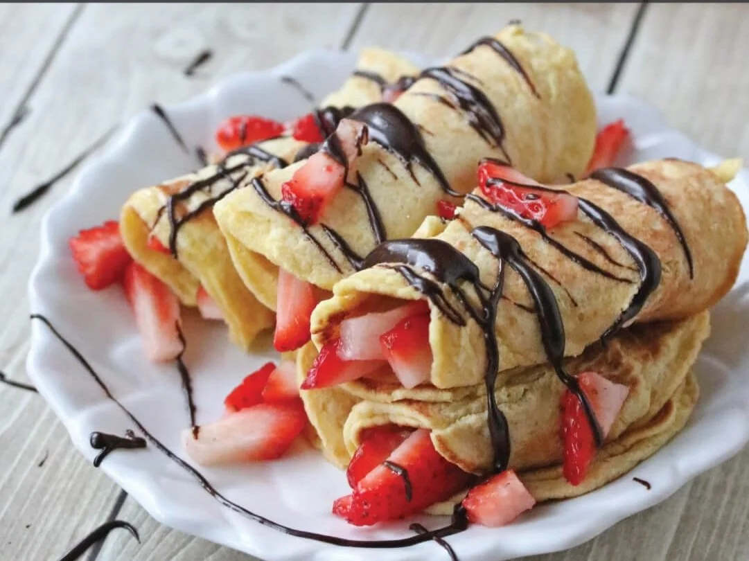 Easy Strawberry Crepes