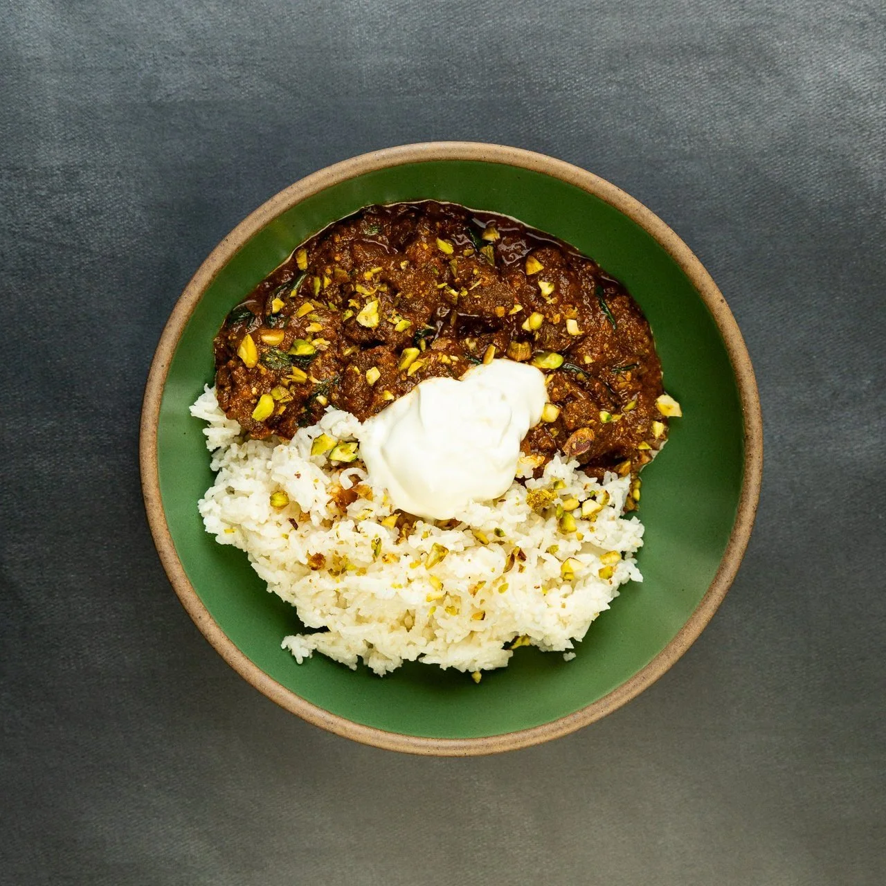 Pistachio and Yogurt Lamb Curry