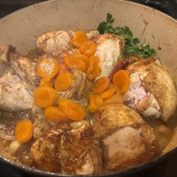 …AND CHICKEN MEETS APRICOT