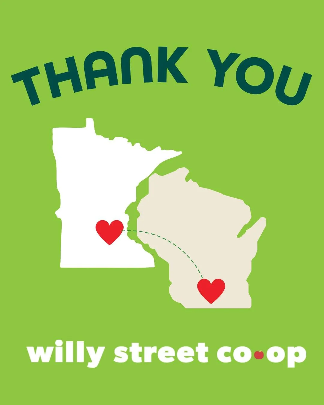 Cooperation isn&rsquo;t just a principle &mdash; it&rsquo;s a practice. Our friends at @willystreetcoop in Madison, Wisconsin lived out our collective co-op principles (Cooperation Among Cooperatives and Concern for Community) by raising a whopping $