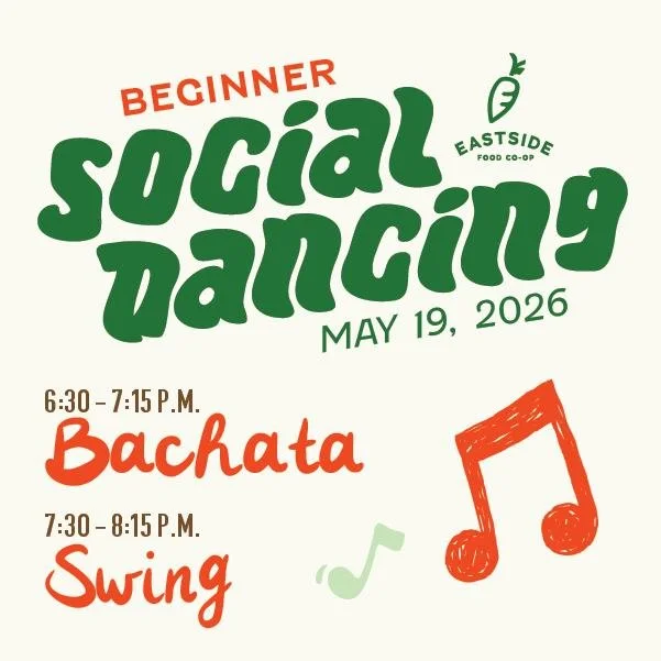 ✨New series alert!✨
Introducing our Beginner Social Dancing series, led by the incredible Bre Gay of @abrushofjoy! 🕺💃

Two classes on the third Tuesday of each month, so register for one or both! Each class focuses on a different style and is open 