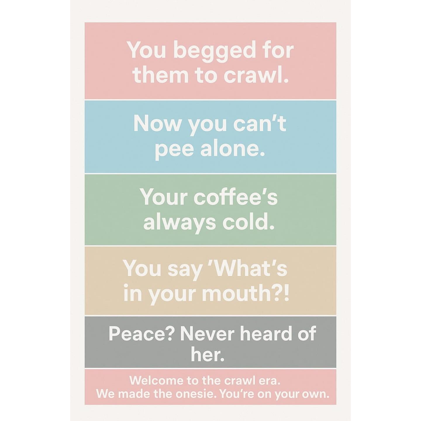 We are happy to contribute 😂😅

#GetAGrip #CrawlingBaby #BabyMilestone #OnTheMove #TinyButMighty #BabyGear #BabyEssentials #LifeWithBaby #MomLife #DadLife #ParentingTips #NewMomMustHaves #BabyClothes #GrippyKnees #StretchyAndSoft #FunctionalFashion 