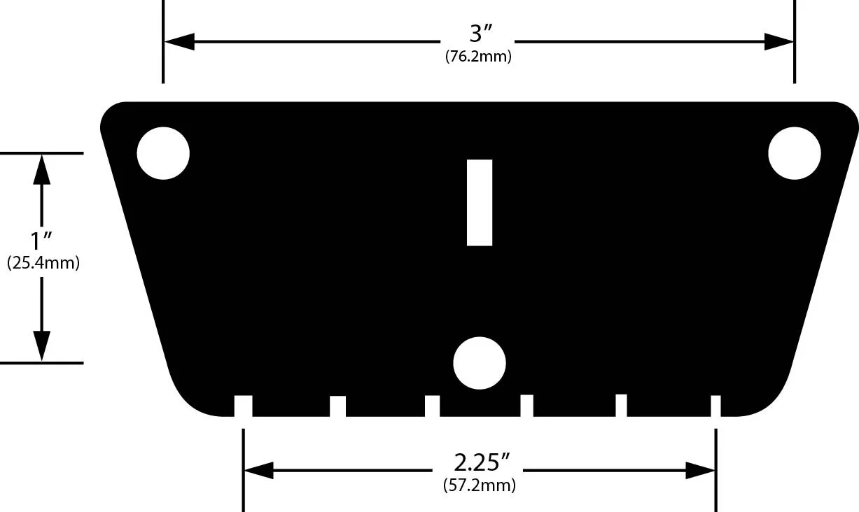 57mm Guitar Bridge