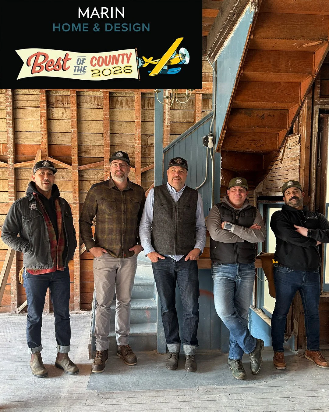 We are proud to be recognized in Marin Magazine’s “2026 Best of Marin County” for Best Builder. 