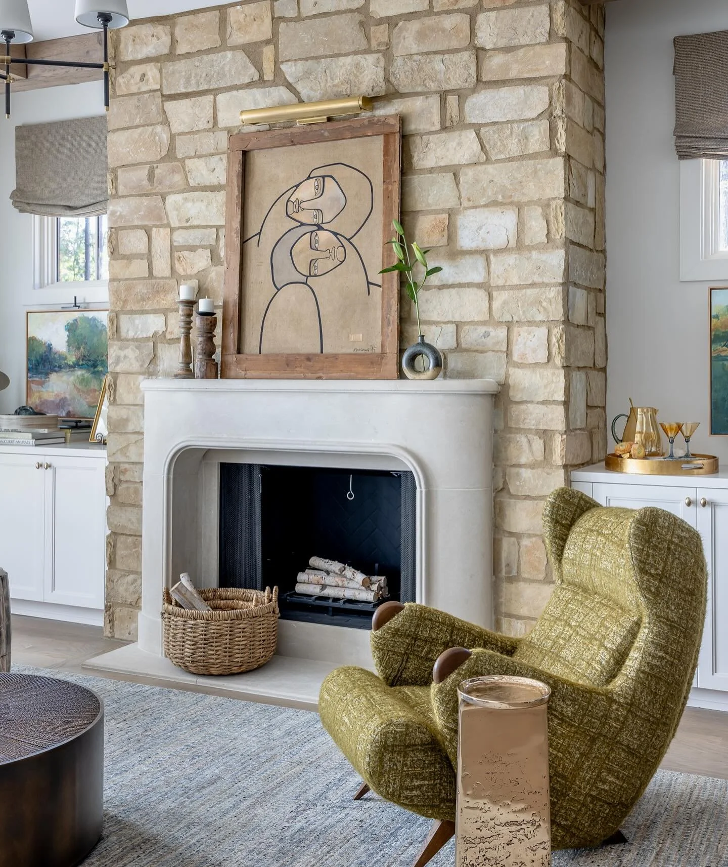 …and that’s a wrap… 
…its been our honor to be part of the 2025 Serenbe Showhouse this year, and designing this “warm “autumn vibe” living room.  We are forever grateful to all of our sponsors, whose beaut