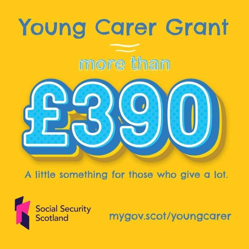 💷 Young Carer Grant &ndash; support for those who support others
Young people aged 16 to 18 who care for someone an average of 16 hours a week could be entitled to &pound;390 a year through the Young Carer Grant.

🧑&zwj;🤝&zwj;🧑 This support can m