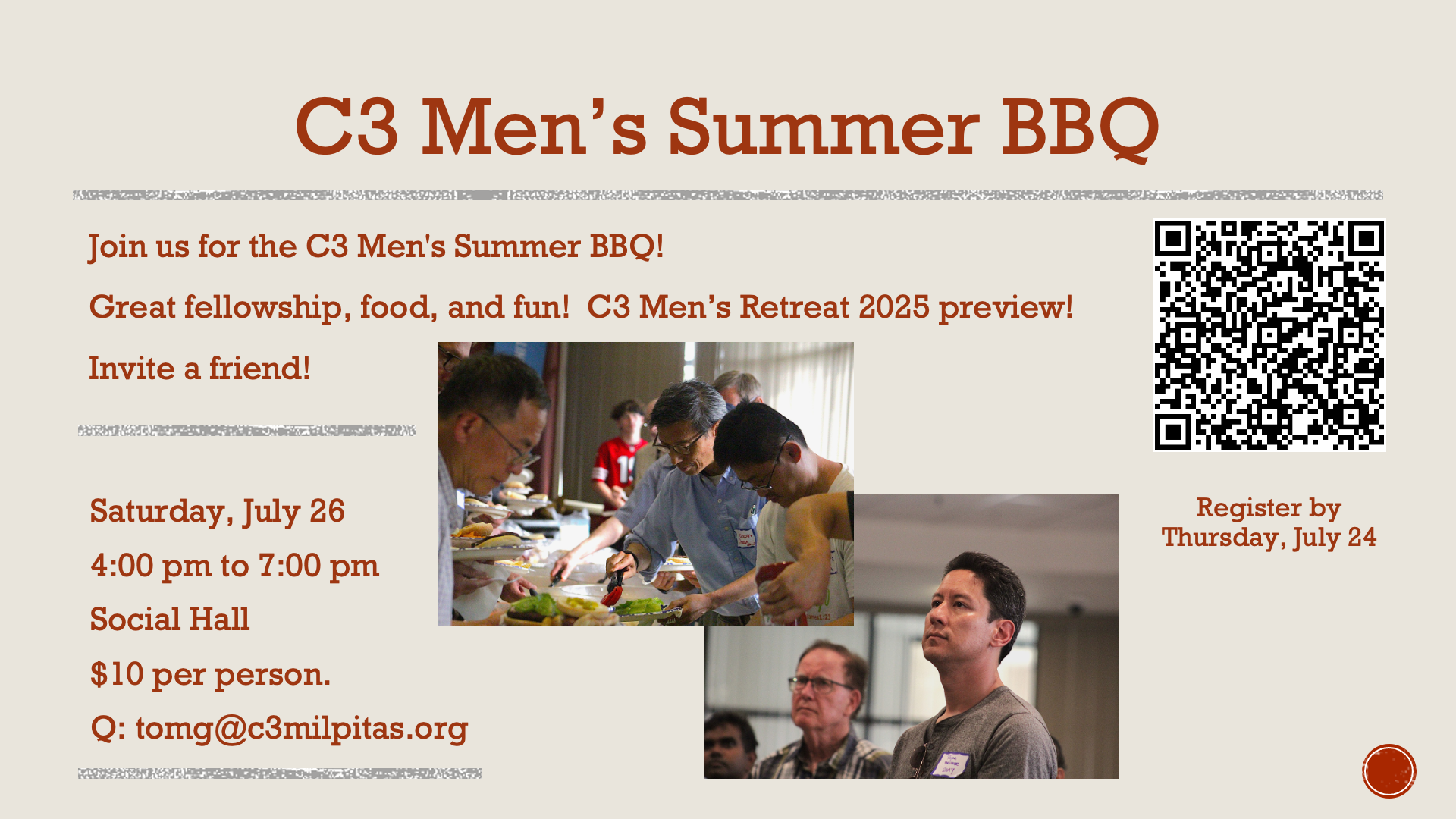 C3 Men's BBQ