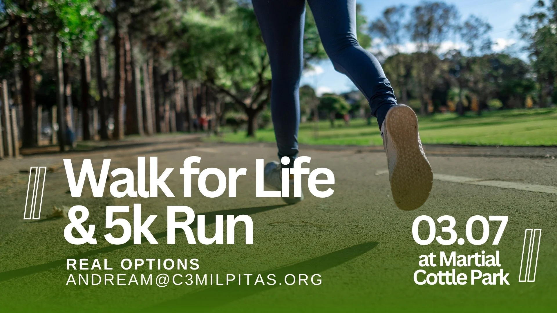 Real Options Walk for Life and 5K Run