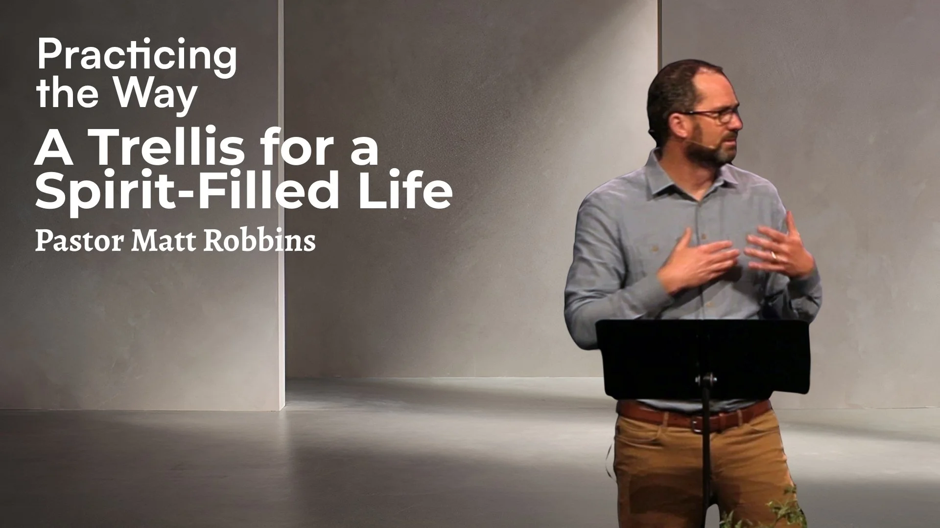 A Trellis for a Spirit-Filled Life | Pastor Matt Robbins