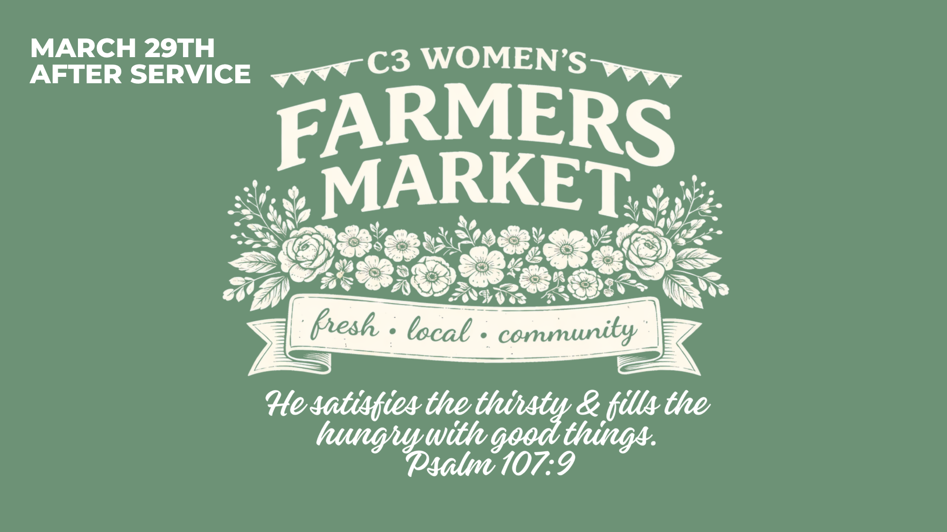 C3 Women's Farmers Market