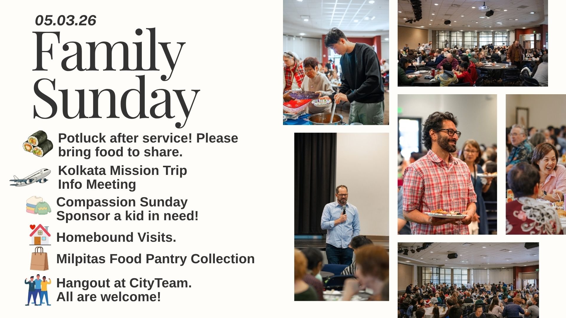 Family Sunday May 2026