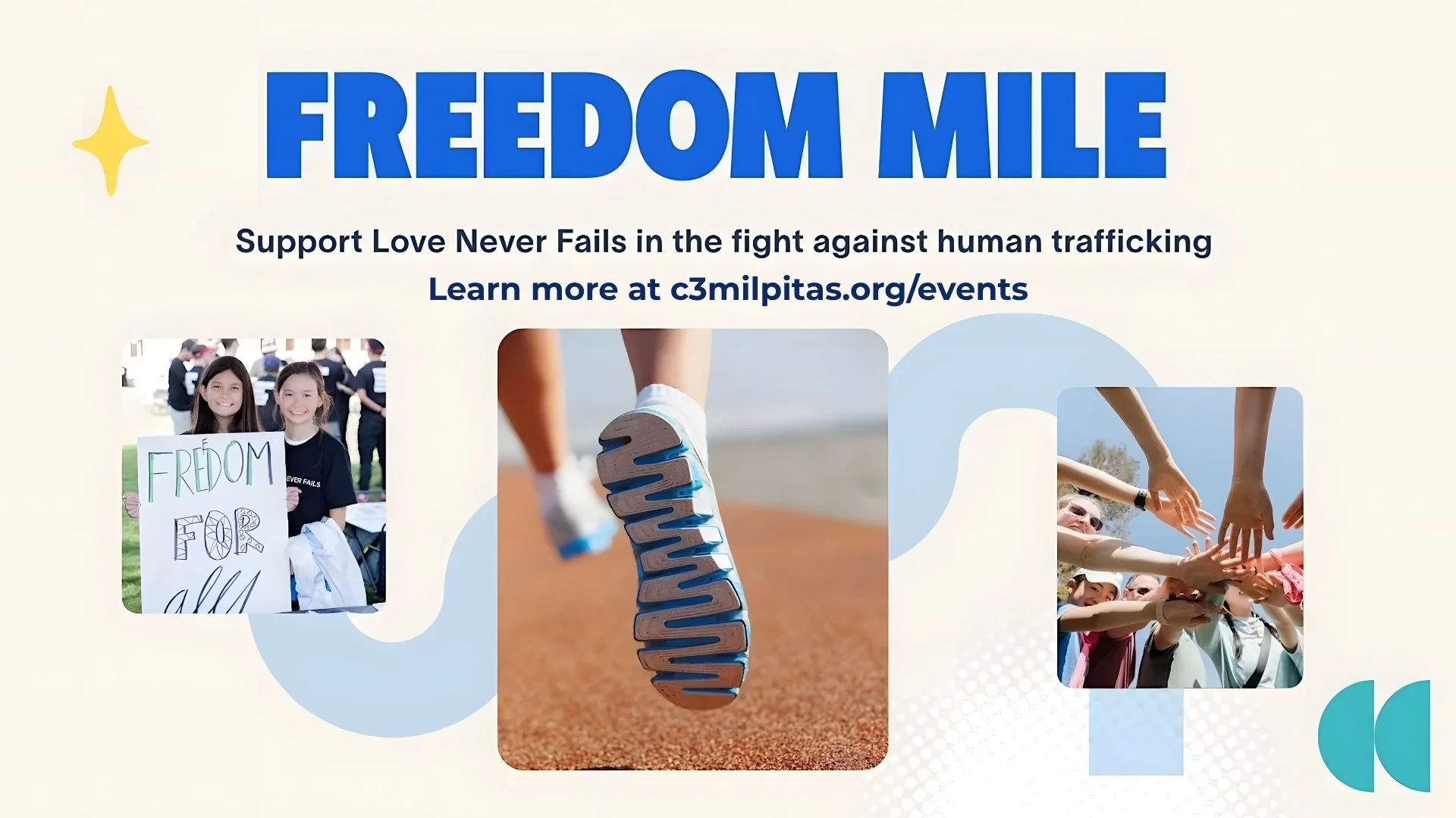 Love Never Fails: Freedom Mile