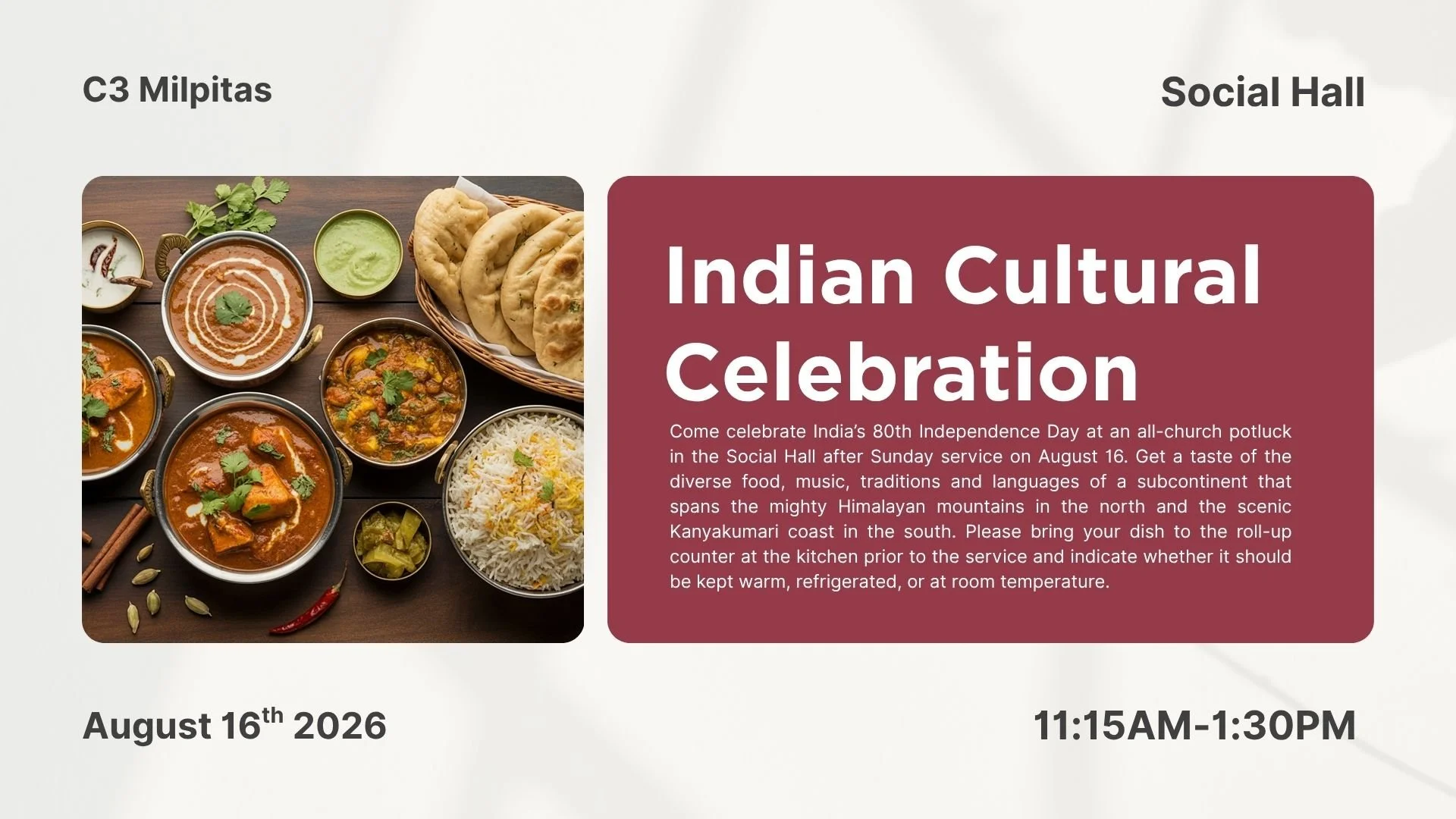 Indian Cultural Celebration