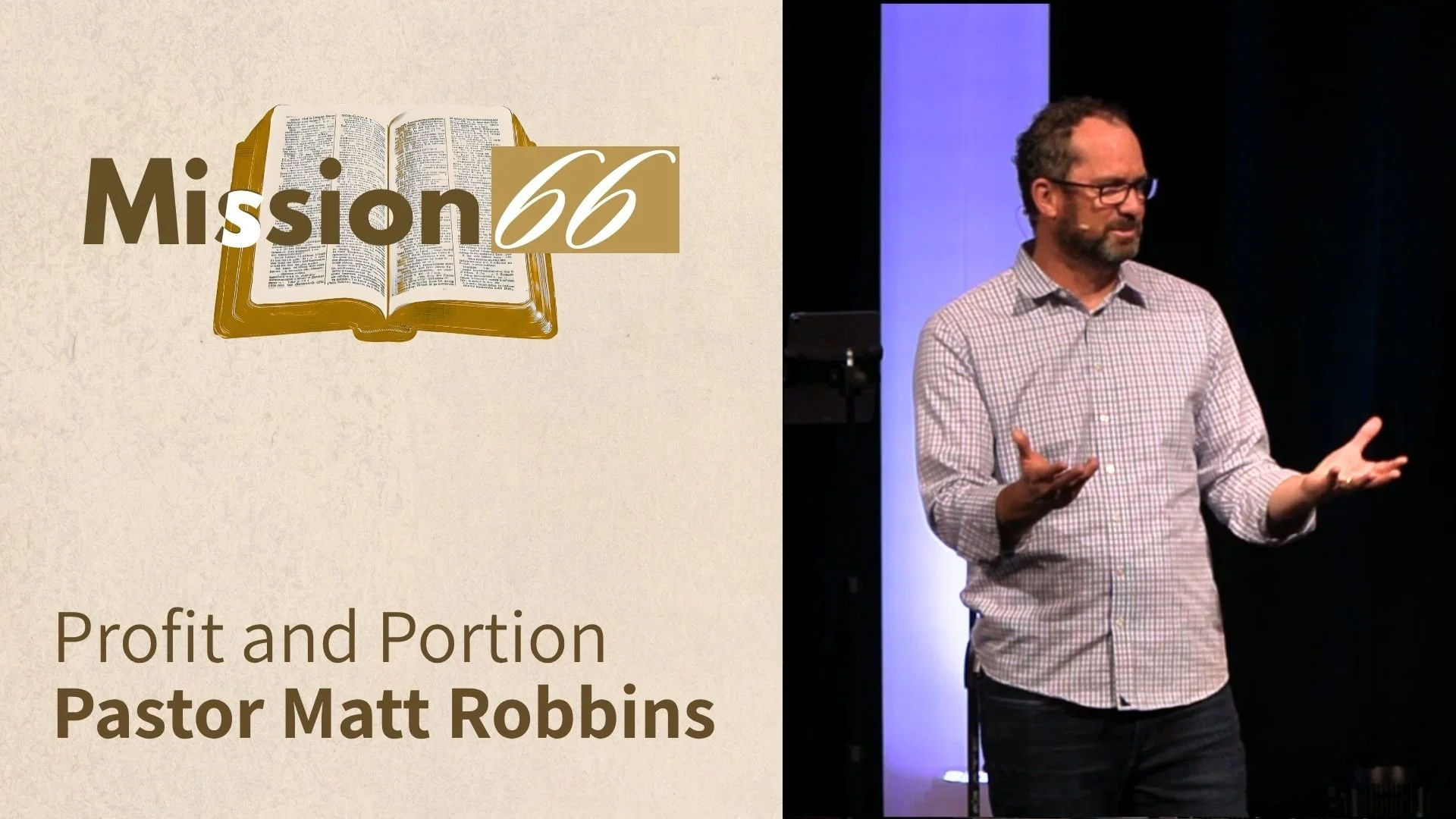 Profit and Portion | Ecclesiastes | Pastor Matt Robbins