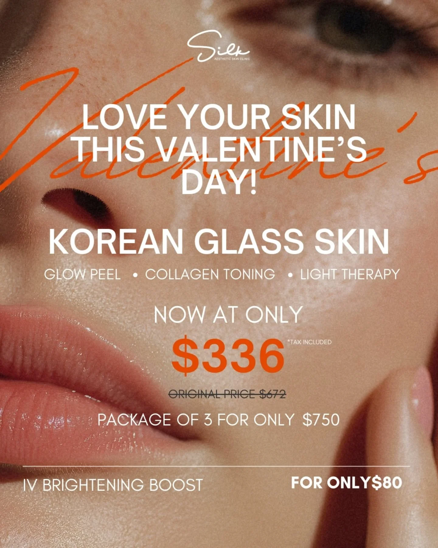 This is your sign to fall in love with your skin this Valentine&rsquo;s Day 💘

Achieve that luminous, smooth Korean Glass Skin glow with our signature treatment combining glow peel, collagen toning, and light therapy for radiant, refined skin.

Vale