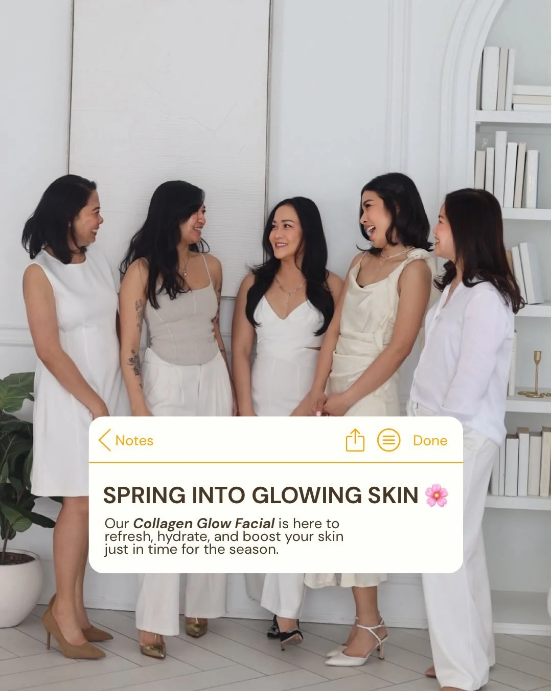 Spring into glowing skin 🌸✨

Our Collagen Glow Facial is here to refresh, hydrate, and boost your skin just in time for the season.

Limited-Time Offers:
💧 IV Immunity Drip &ndash; $108
✨ Brightening Facial &ndash; $208/session

Give your skin the 
