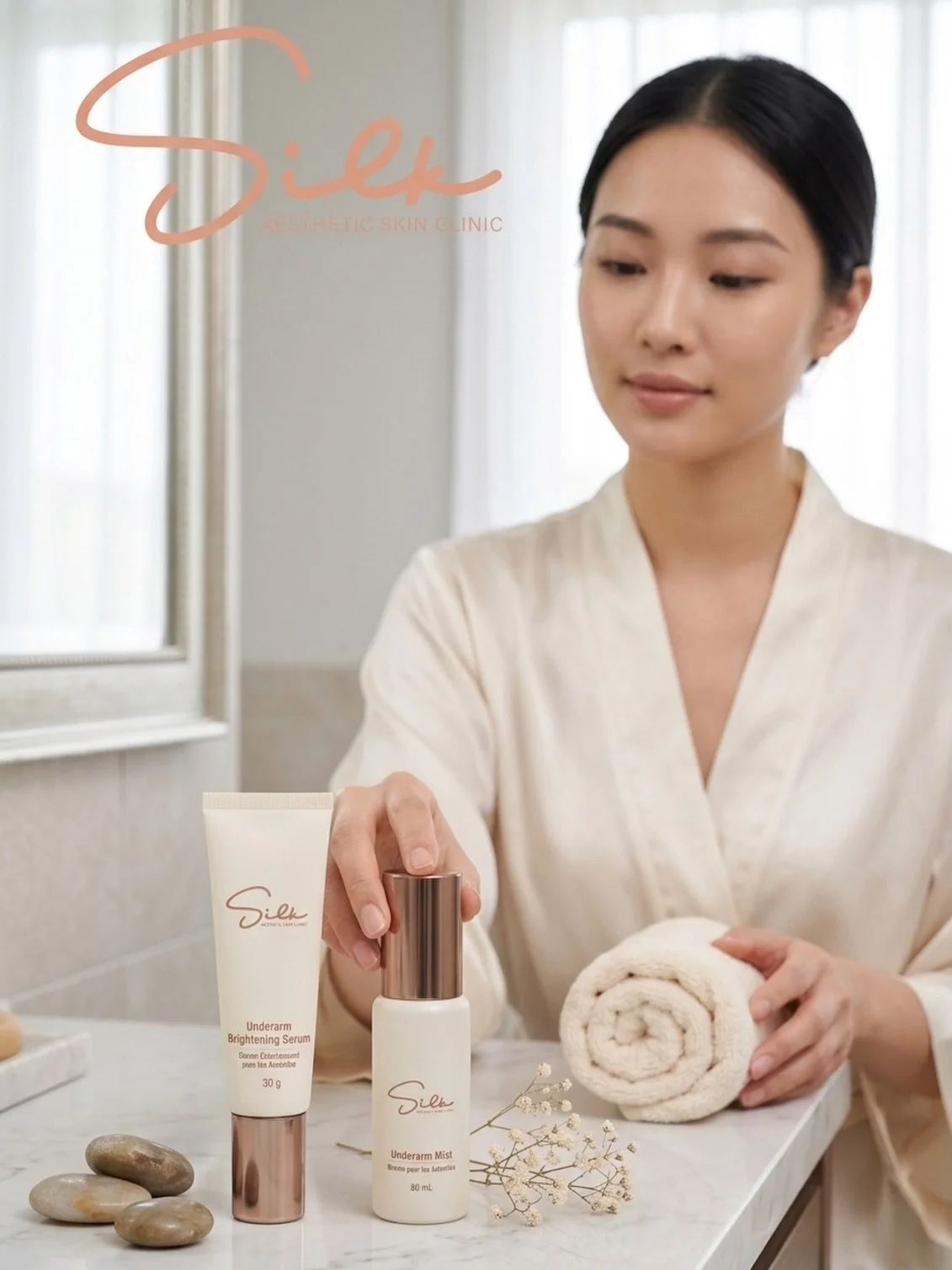 Introducing Silk Skin Care &ndash; your secret to radiant, fresh skin. ✨ Our premium range is crafted to elevate your skincare routine with a focus on hydration, brightness, and all-day freshness.

🌿 Benefits of Silk Skin Products:

* Underarm Mist: