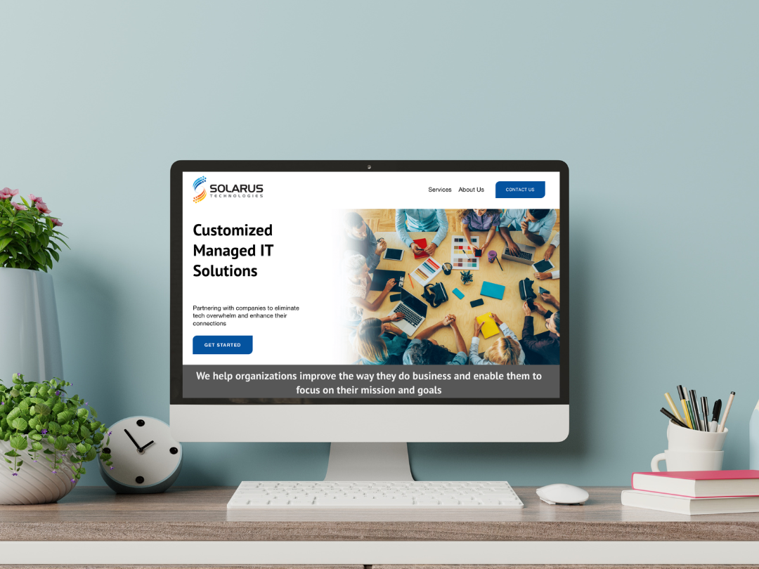 Solarus Technologies Squarespace Website Design