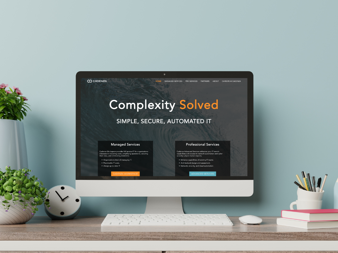 Cadenza IT Services Squarespace Website Design