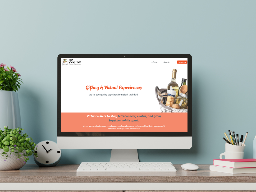 Tied Together Packages Squarespace Website Design