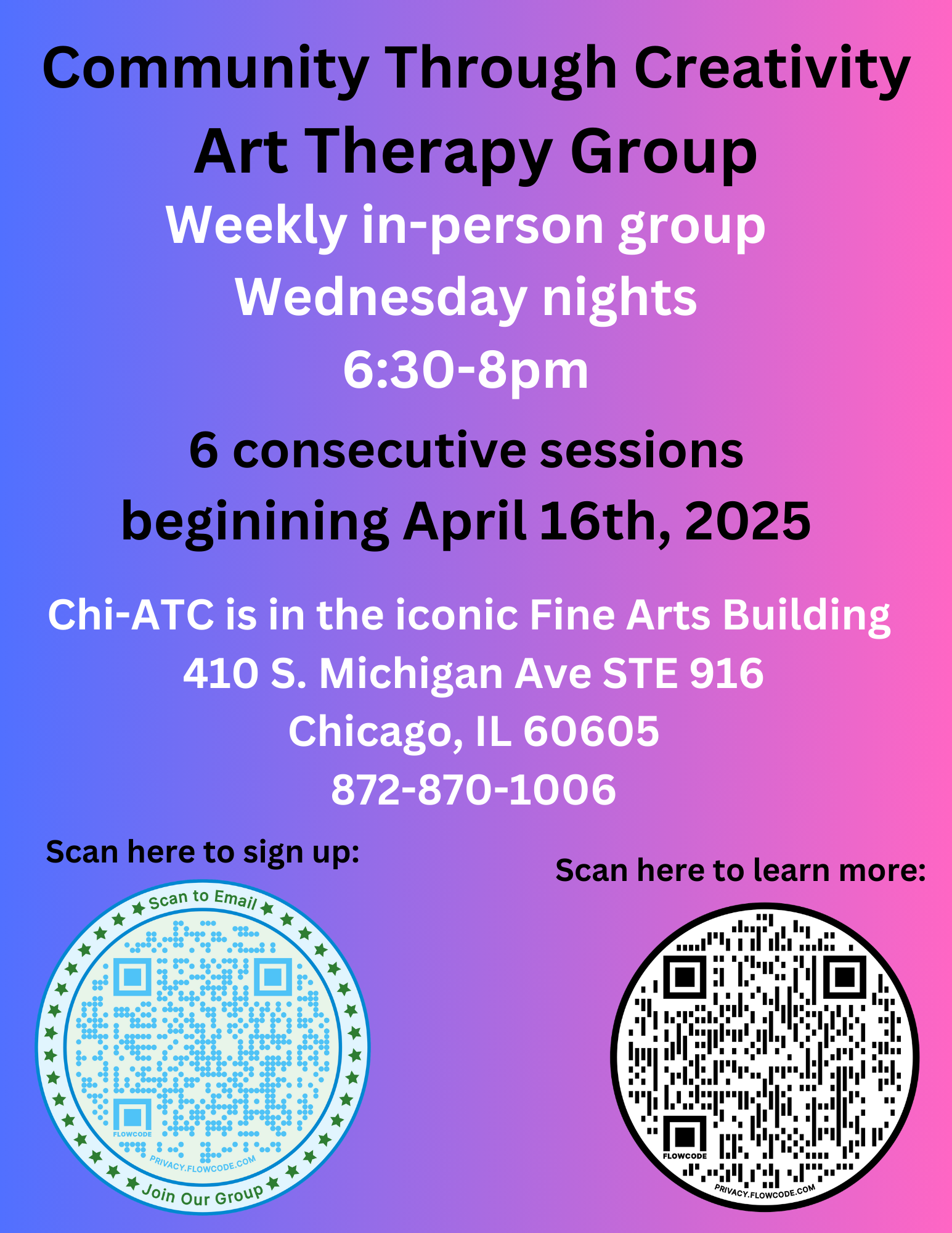 Community Through Creativity: Art Therapy Group