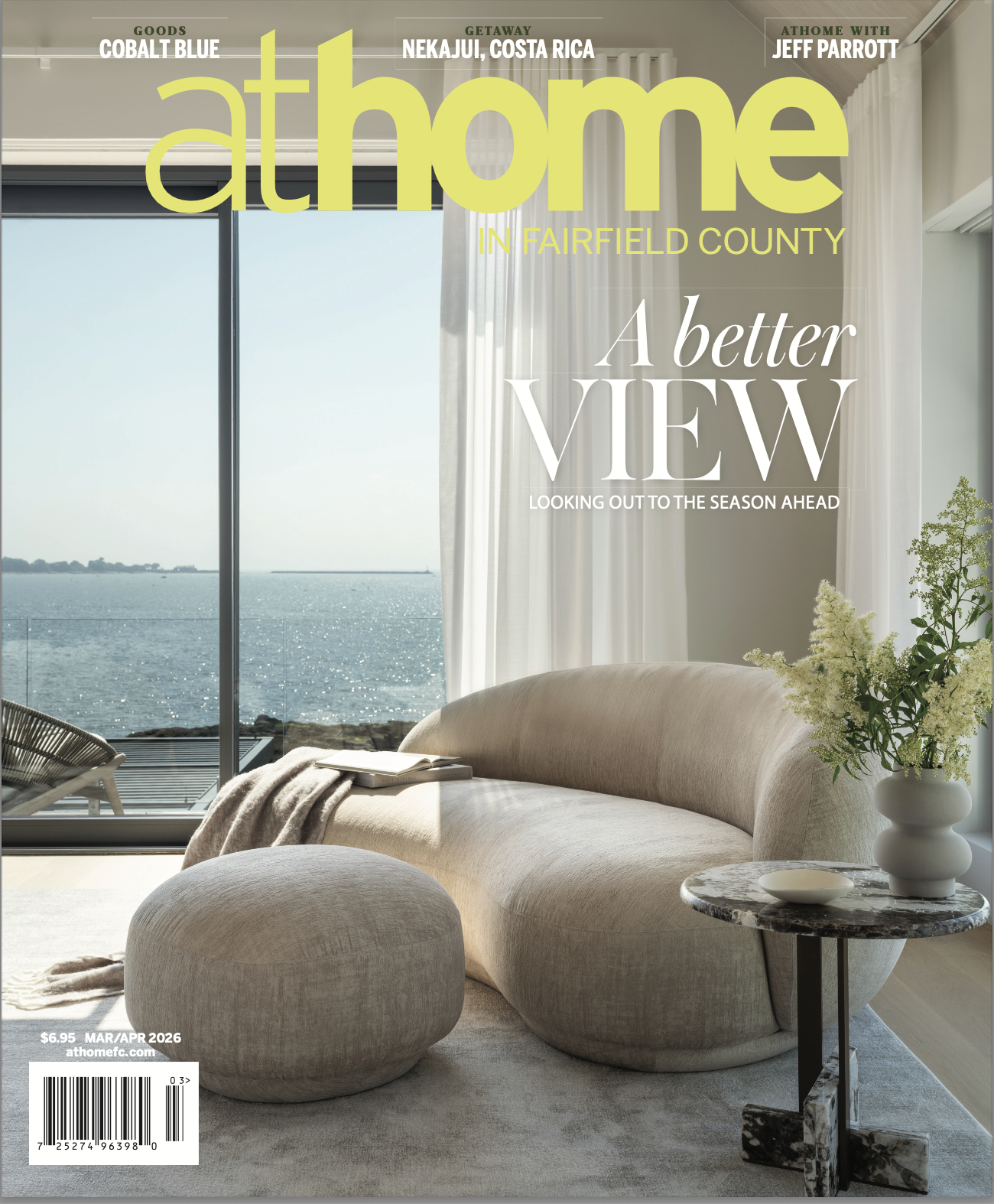 Light House project by Nima Design on the cover of Athome in Fairfield County
