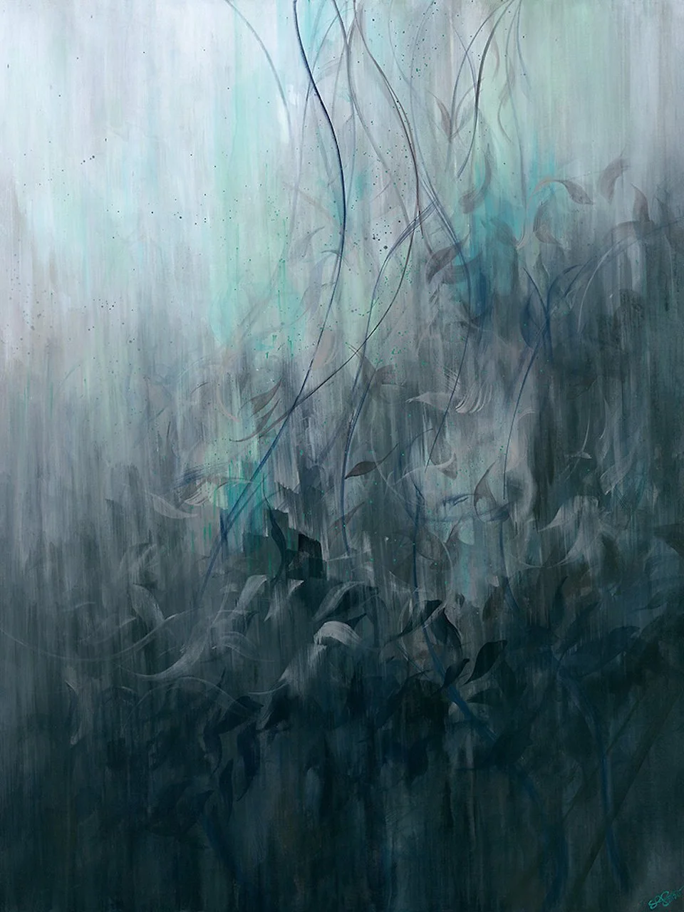 Downpour 48 x 36 inches
