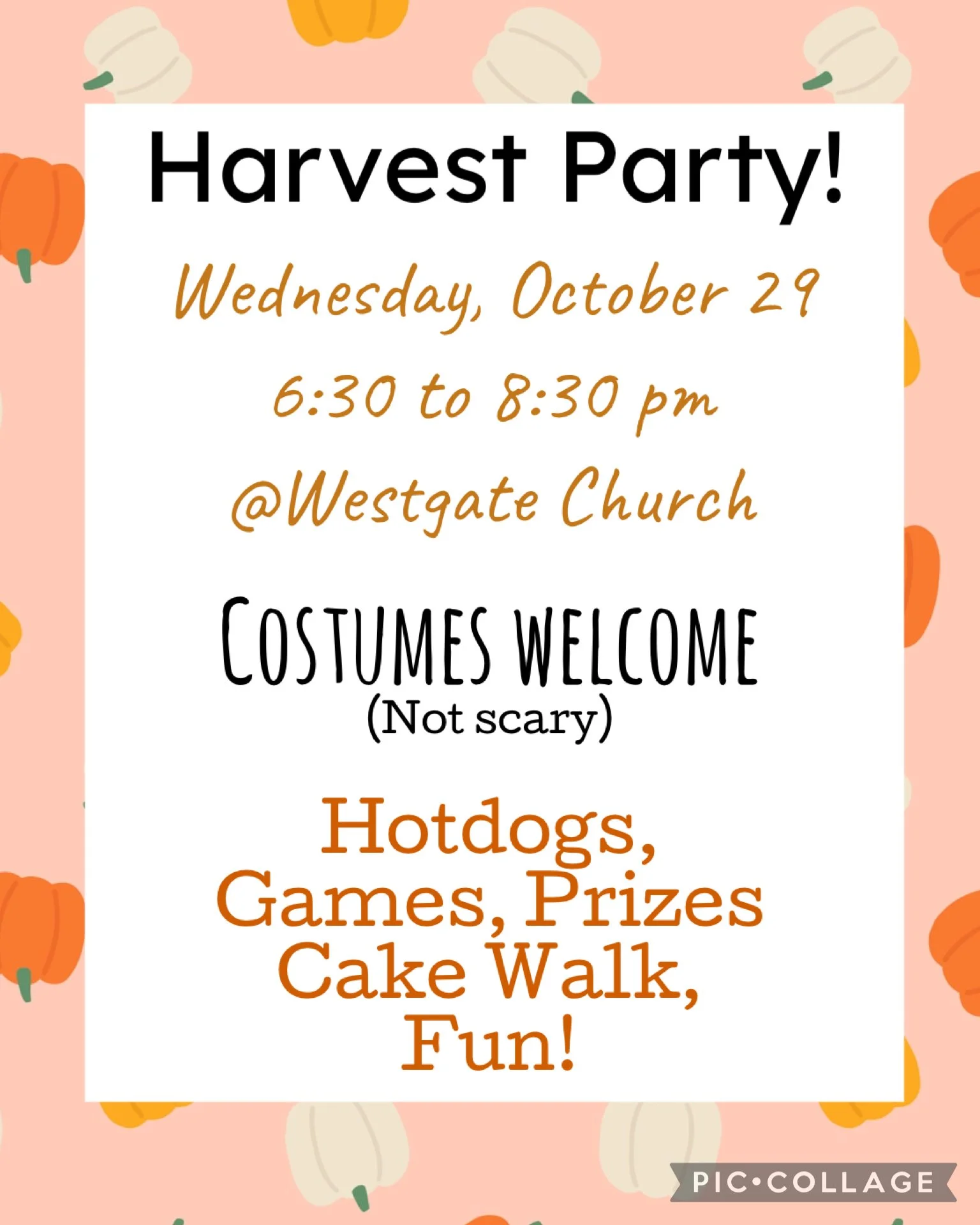 HARVEST PARTY!