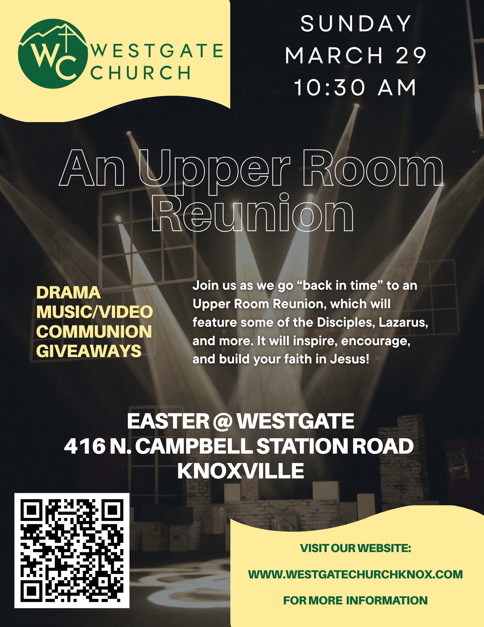 AN UPPER ROOM REUNION