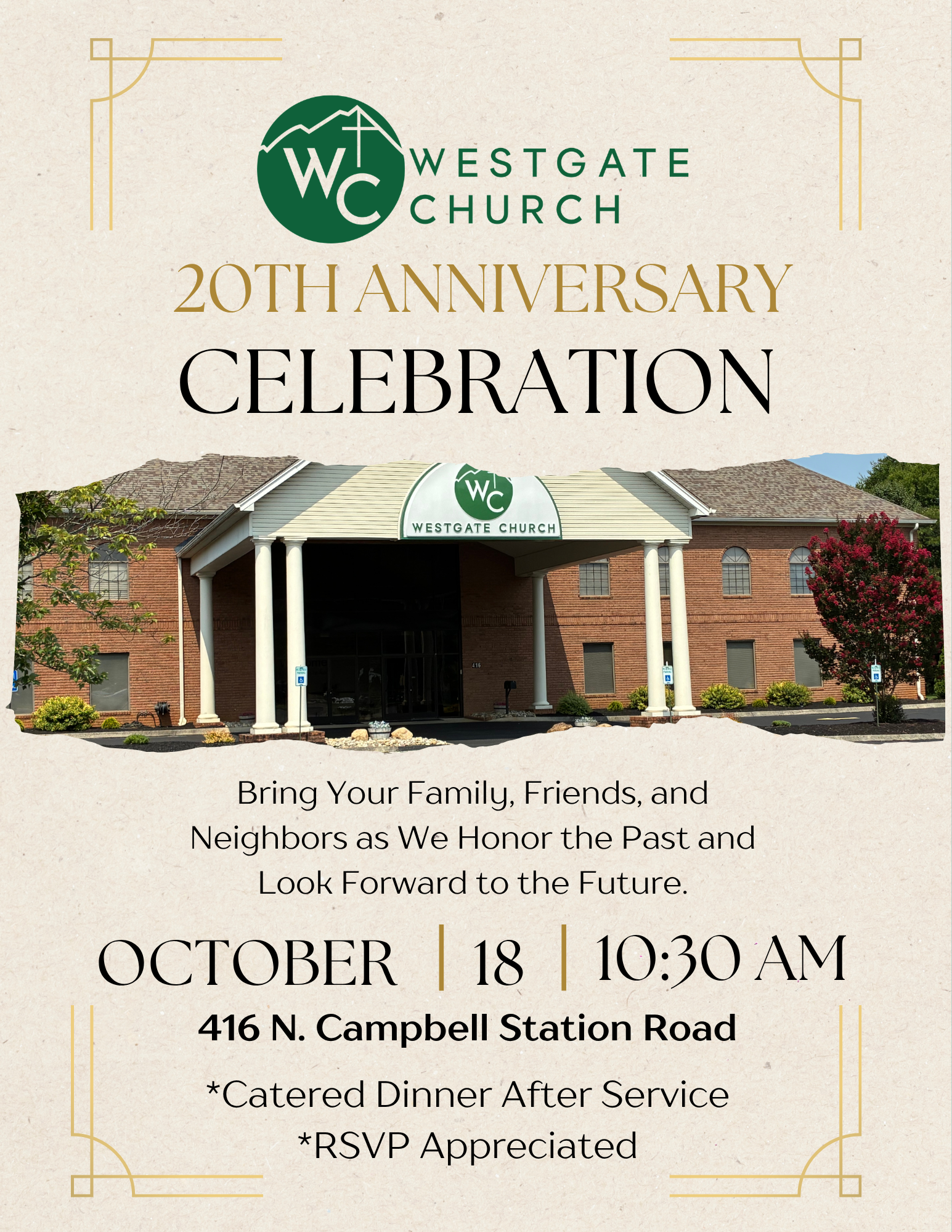 20th ANNIVERSARY @ WESTGATE