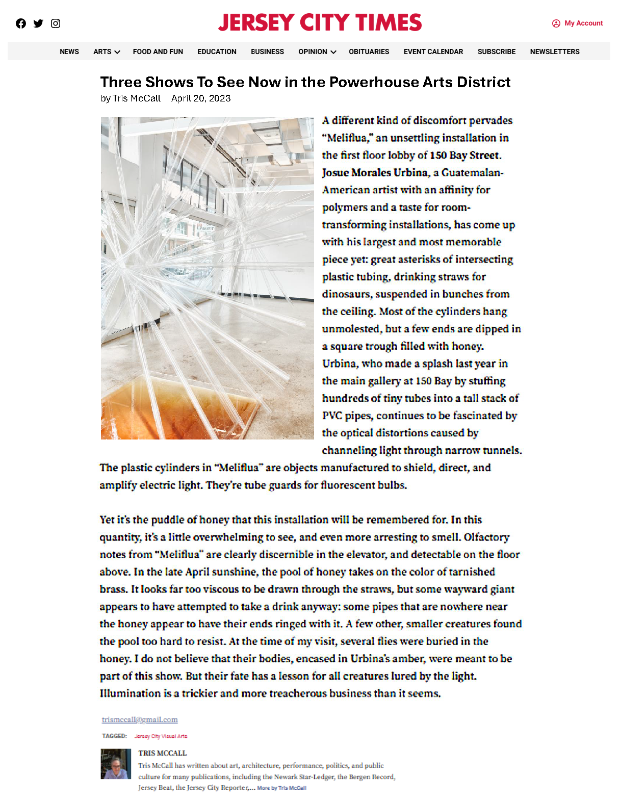 Jersey City Times - Meliflua Review