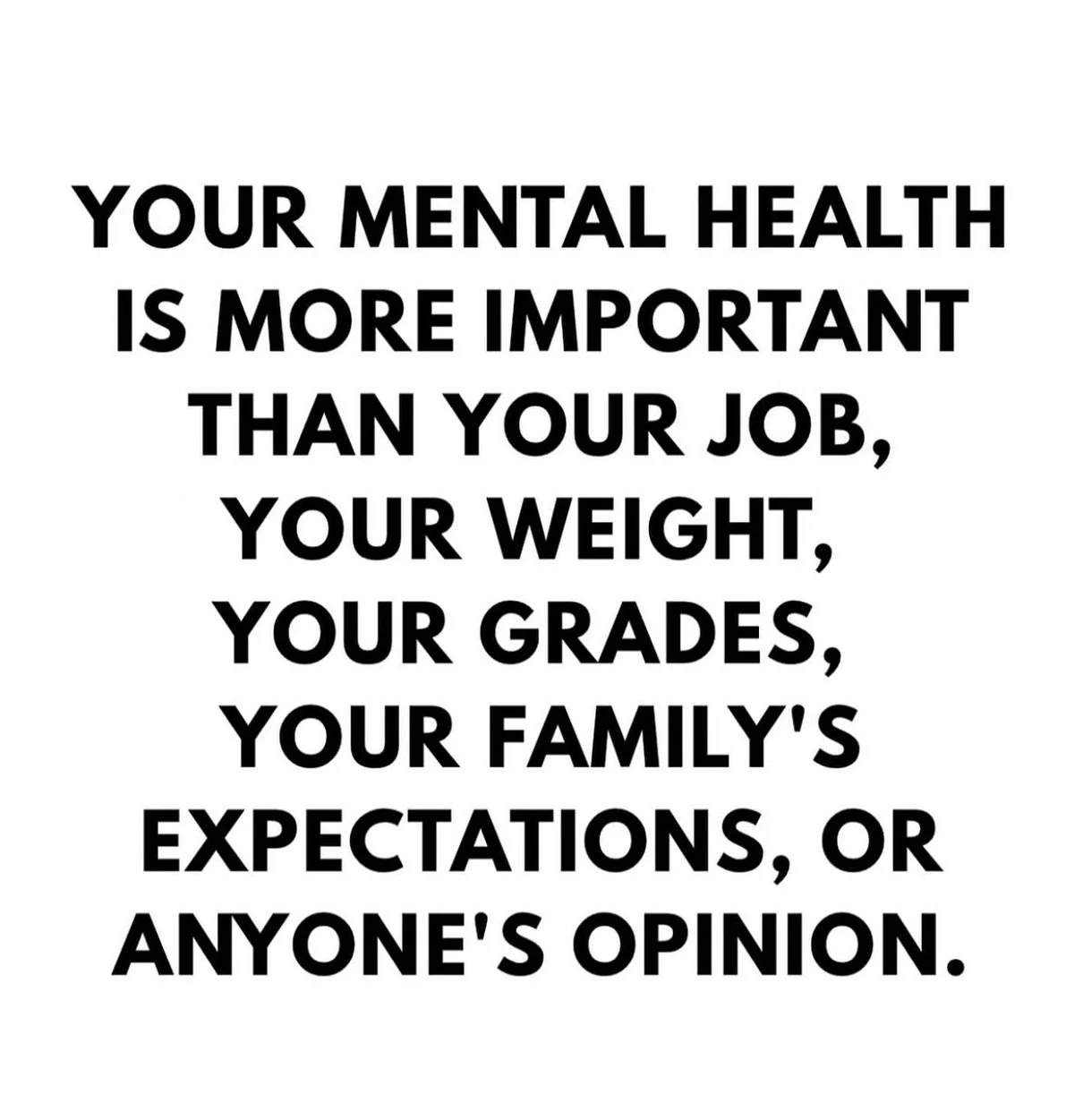 ✨ Life will always come with deadlines, expectations, and &ldquo;shoulds.&rdquo; But none of it matters if you&rsquo;re running on empty inside. Your mental health is the foundation that everything else is built on&mdash;your relationships, your work