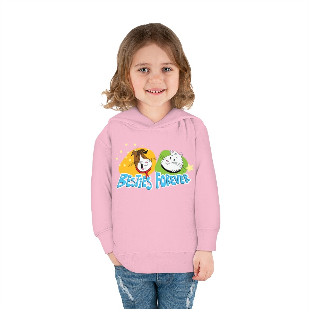 Besties Forever Gillie and Marshmallow Puff Toddler Hoodie
