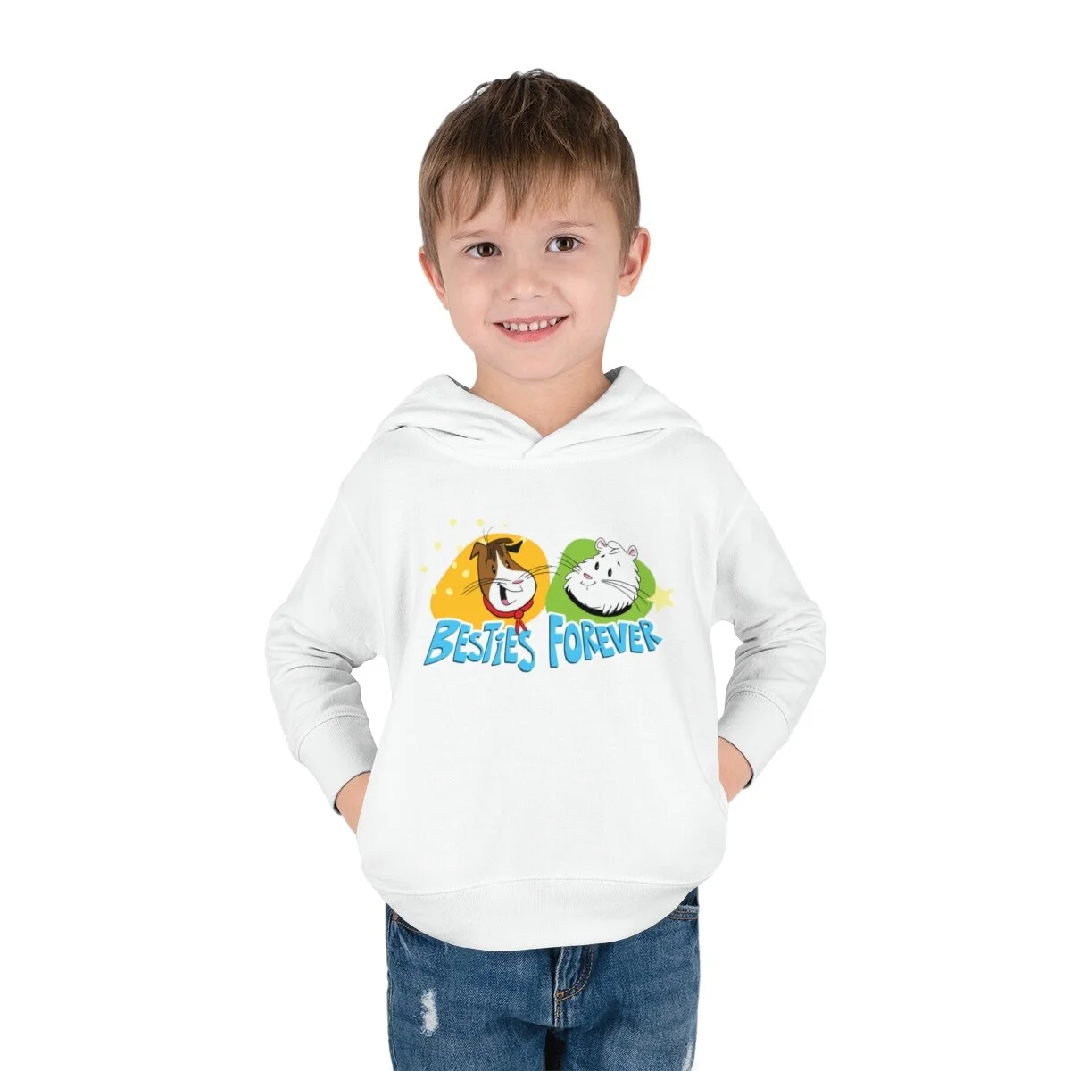 Besties Forever Gillie and Marshmallow Puff Toddler Hoodie