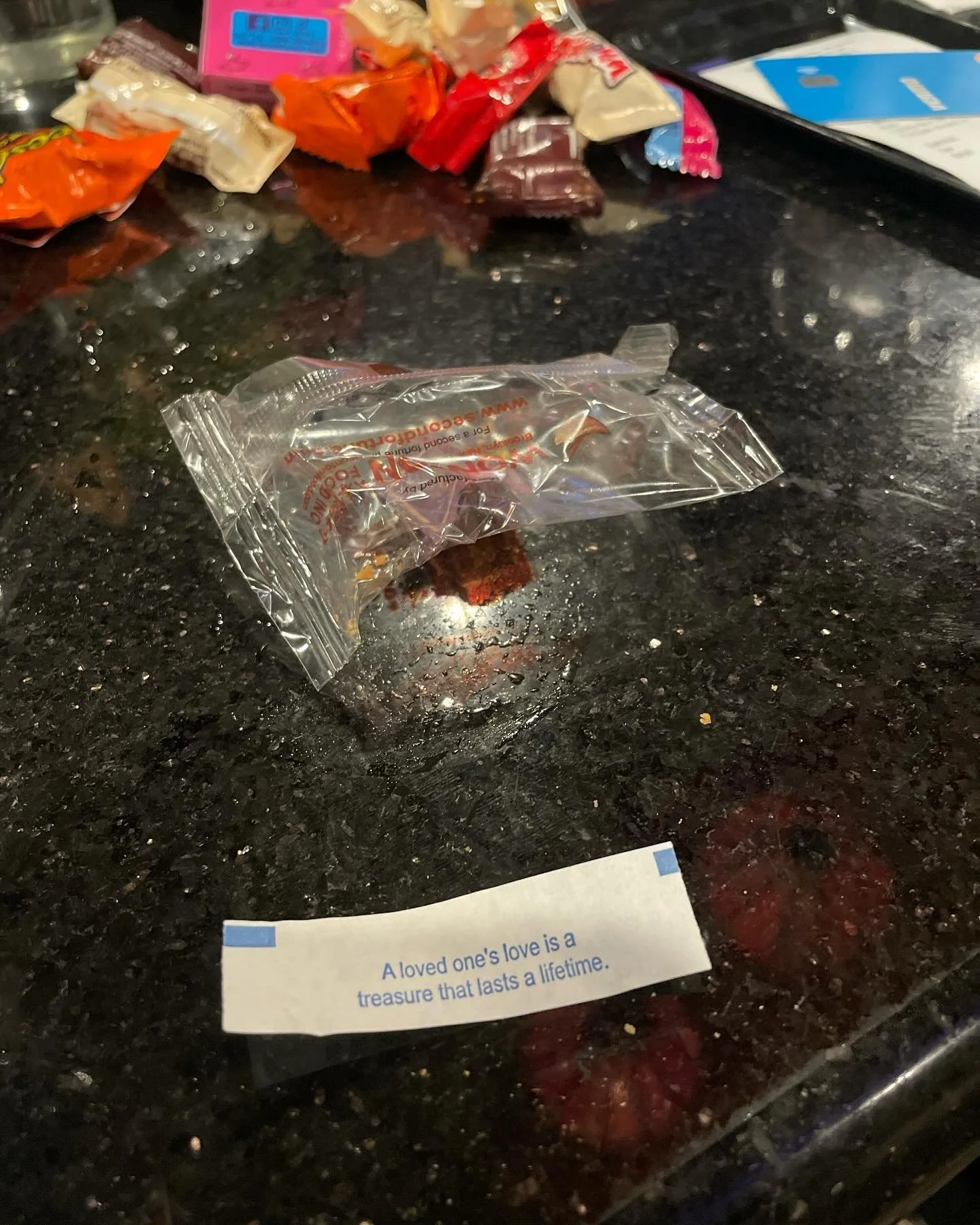 Finally got around to having an anniversary dinner @missshirleyschineserestaurant and got the perfect fortune at the end of a perfect meal.