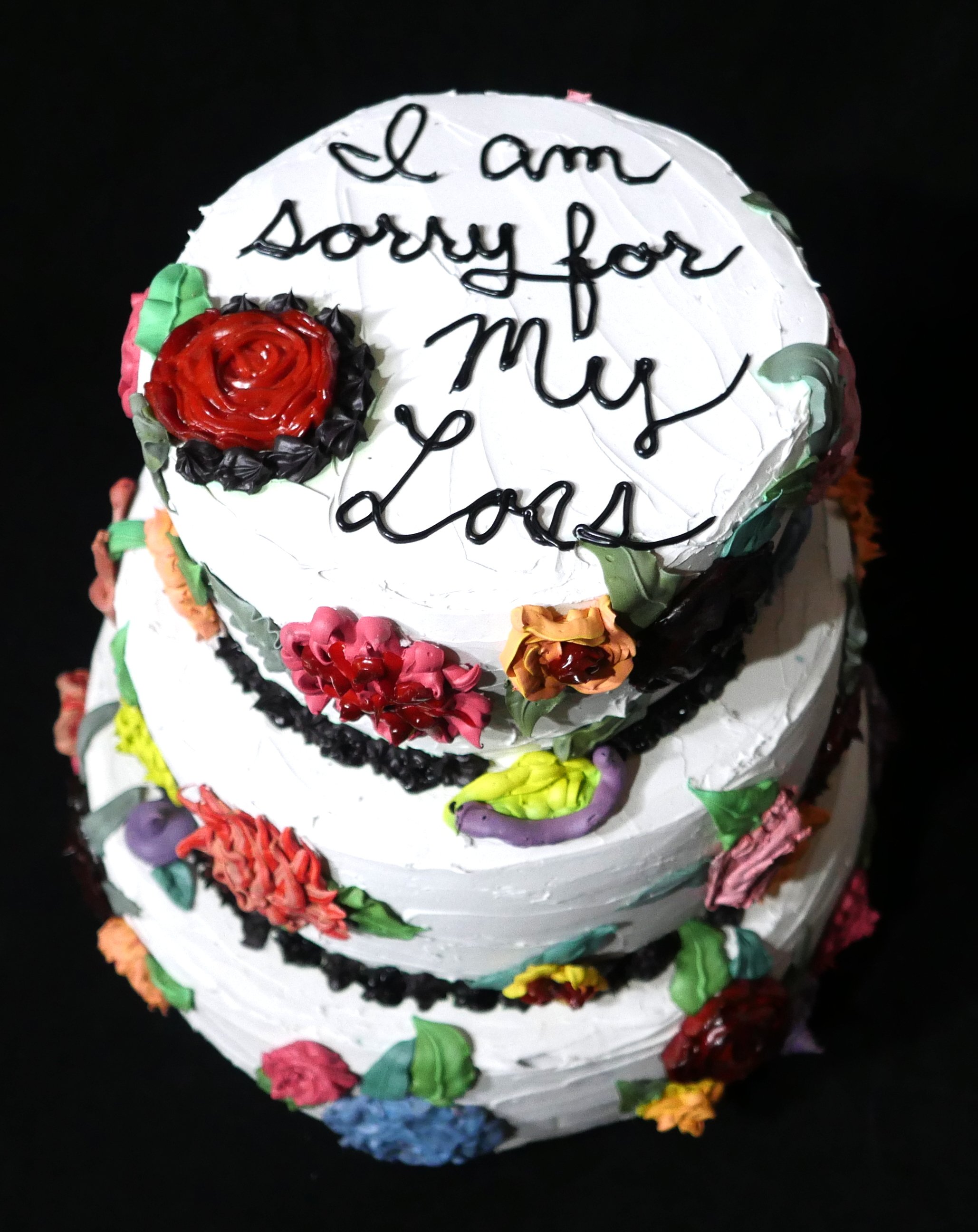 Cake For My Miscarriage 2019
(Top View) 16" x 20" Styrofoam and Caulk