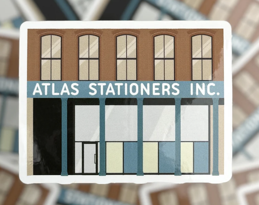 Photo of Atlas Stationer sticker set