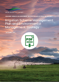 Irrigation Scheme Management Plan